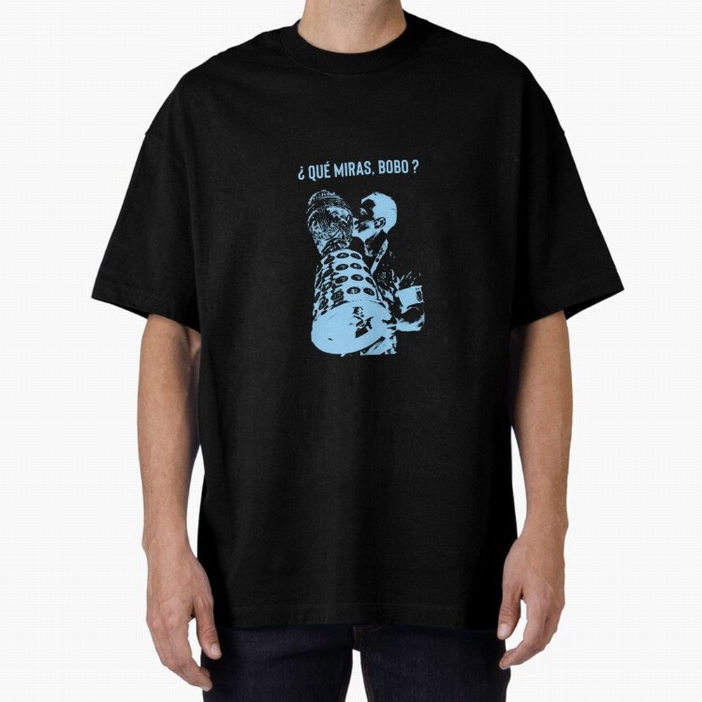 ?Que miras bobo? Oversized T-Shirt Honor the FIFA World Cup 2026 Journey through Messi, CR7 and Mbappe Highlights, Brazil, Portugal and Argentina Pride, Football Festival Excitement, Trophy Ambitions, Country Rivalries and Star Player Buzz; Perfect