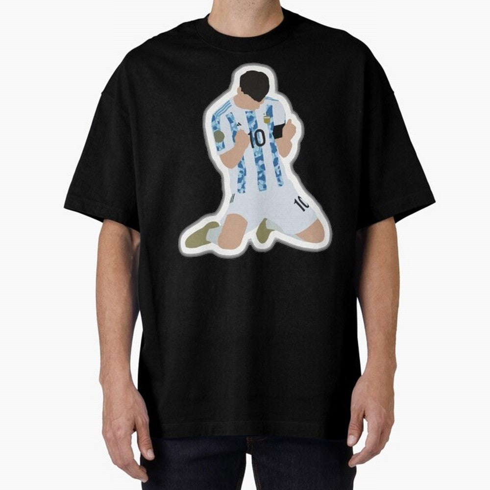 Messi Pop Art Portrait Classic T-Shirt Support the FIFA World Cup 2026 Group Stage Journey through CR7 and Messi Highlights, Spain Pride, Championship Spirit, Famous Goals, Roaring Crowds and International Football Unity; Ideal for Fans Who Follow