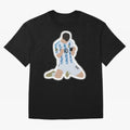 Messi Pop Art Portrait Classic T-Shirt Support the FIFA World Cup 2026 Group Stage Journey through CR7 and Messi Highlights, Spain Pride, Championship Spirit, Famous Goals, Roaring Crowds and International Football Unity; Ideal for Fans Who Follow