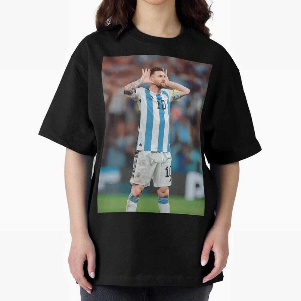 Lionel Messi In Qatar Wolrd Cup Classic T-Shirt Show Passion for the Stars of FIFA World Cup 2026 USA Canada Mexico Spirit, Inspired by Spain and Netherlands, Messi, CR7 and Mbappe, Global Supporter Spirit, Legendary Goals, National Colors and