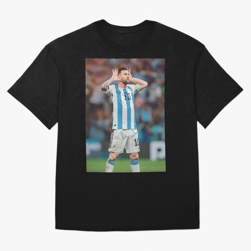 Lionel Messi In Qatar Wolrd Cup Classic T-Shirt Show Passion for the Stars of FIFA World Cup 2026 USA Canada Mexico Spirit, Inspired by Spain and Netherlands, Messi, CR7 and Mbappe, Global Supporter Spirit, Legendary Goals, National Colors and