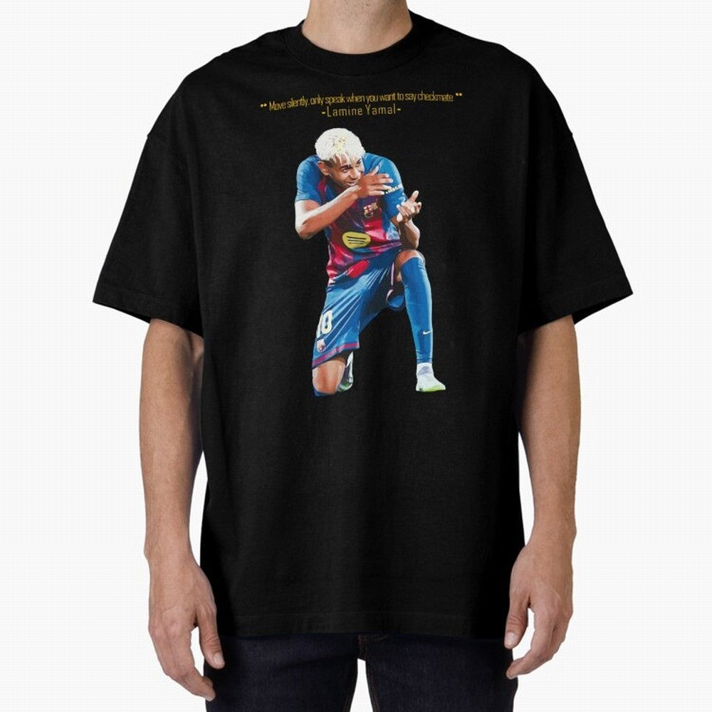 Move Silently Only Speak When You Want To Say Checkmate Lamine Yamal Classic T-Shirt Celebrate the Biggest Stage of FIFA World Cup 2026 Group Stage for Fans of Messi and Portugal, Bringing Soccer Culture, Superstar Moments, National Team Dreams and