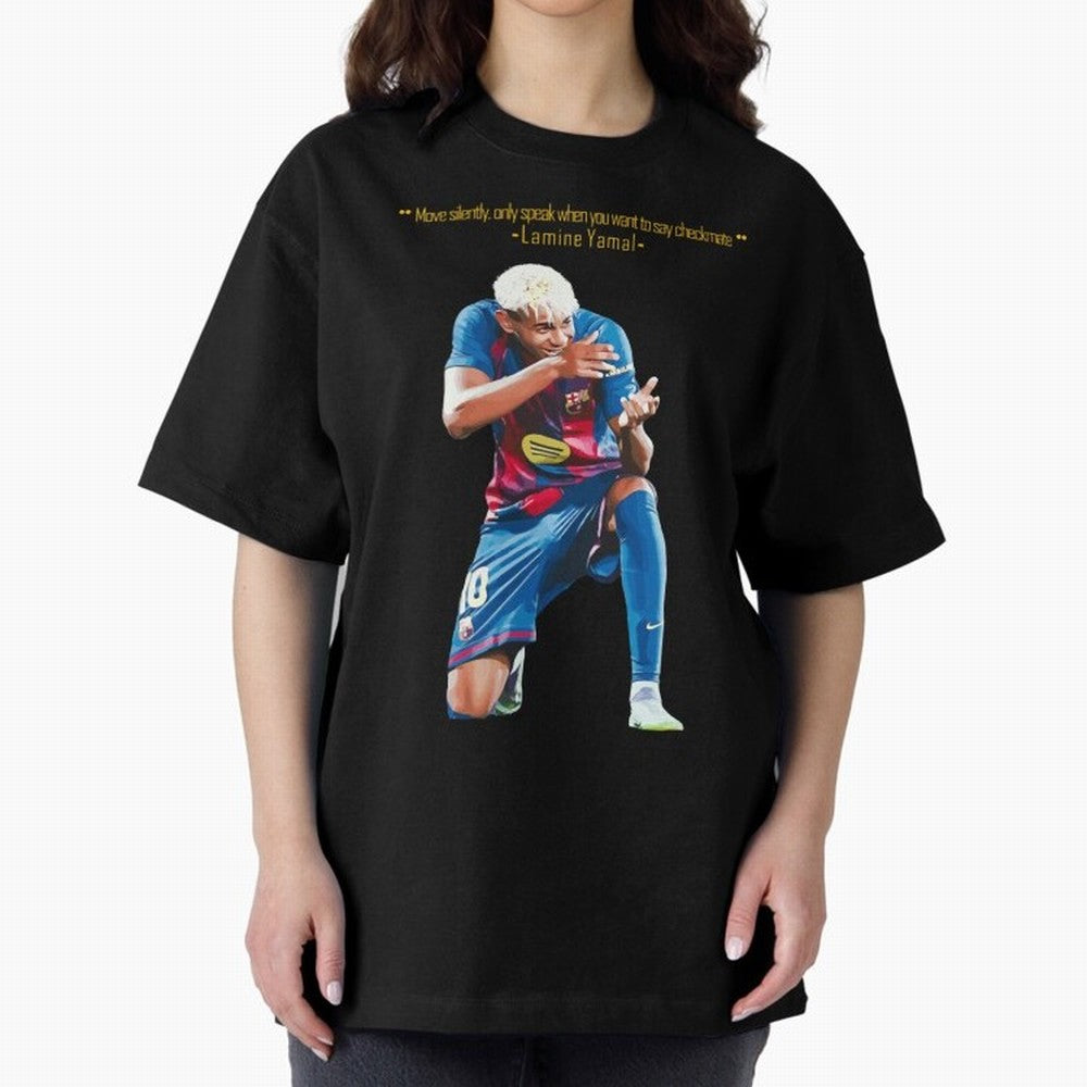 Move Silently Only Speak When You Want To Say Checkmate Lamine Yamal Classic T-Shirt Celebrate the Biggest Stage of FIFA World Cup 2026 Group Stage for Fans of Messi and Portugal, Bringing Soccer Culture, Superstar Moments, National Team Dreams and