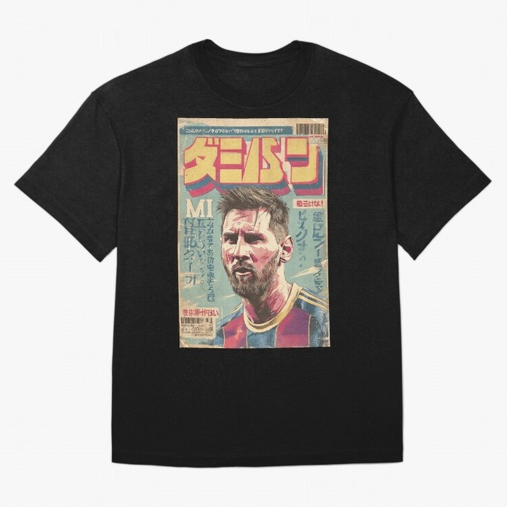 Messi the Goat Japanese Vintage Poster Classic T-Shirt Keep the Legacy of FIFA World Cup 2026 Highlighting CR7 and Messi, Brazil, Portugal and Argentina Energy, Game Day Rituals, Football Legends, Country Pride and the Road to the Final; Made for