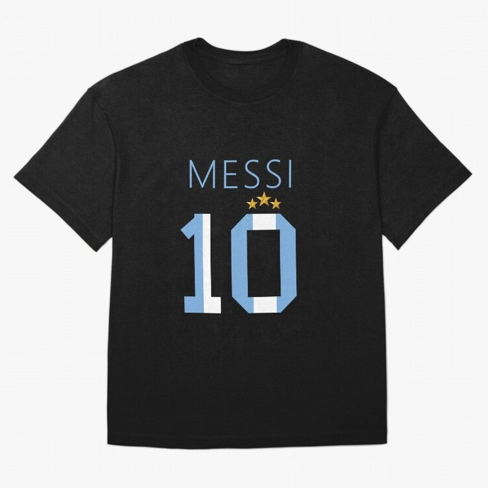 Messi argentina number 10 with 3 stars ver 1 Classic T-Shirt Feel Match Day Hype around FIFA World Cup 2026 USA Canada Mexico, Cristiano Ronaldo, Netherlands, Match Day Excitement, Supporter Culture, Golden Goals and Global Football Passion;