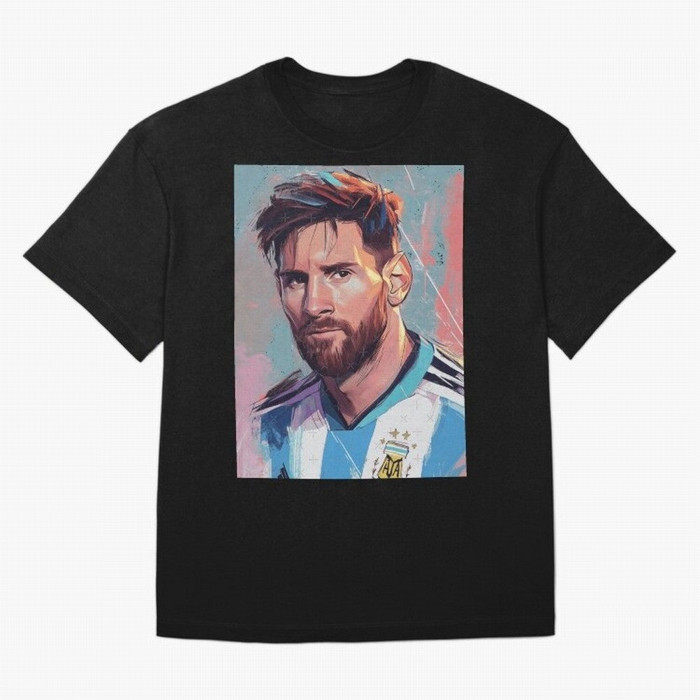 Messi The GOAT Classic T-Shirt Celebrate Classic Football Spirit in Global Football Passion for FIFA World Cup 2026 USA Canada Mexico, Centered on Messi, Neymar and Mbappe, Portugal, Spain and Germany, Championship Spirit, Famous Goals, Roaring