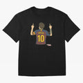 Lionel Messi's famous gesture of pointing to the sky Classic T-Shirt Celebrate the Road through the FIFA World Cup 2026 Group Stage Journey through Messi, Neymar and Mbappe Highlights, Netherlands Pride, Vintage Soccer Flavor, Modern Football