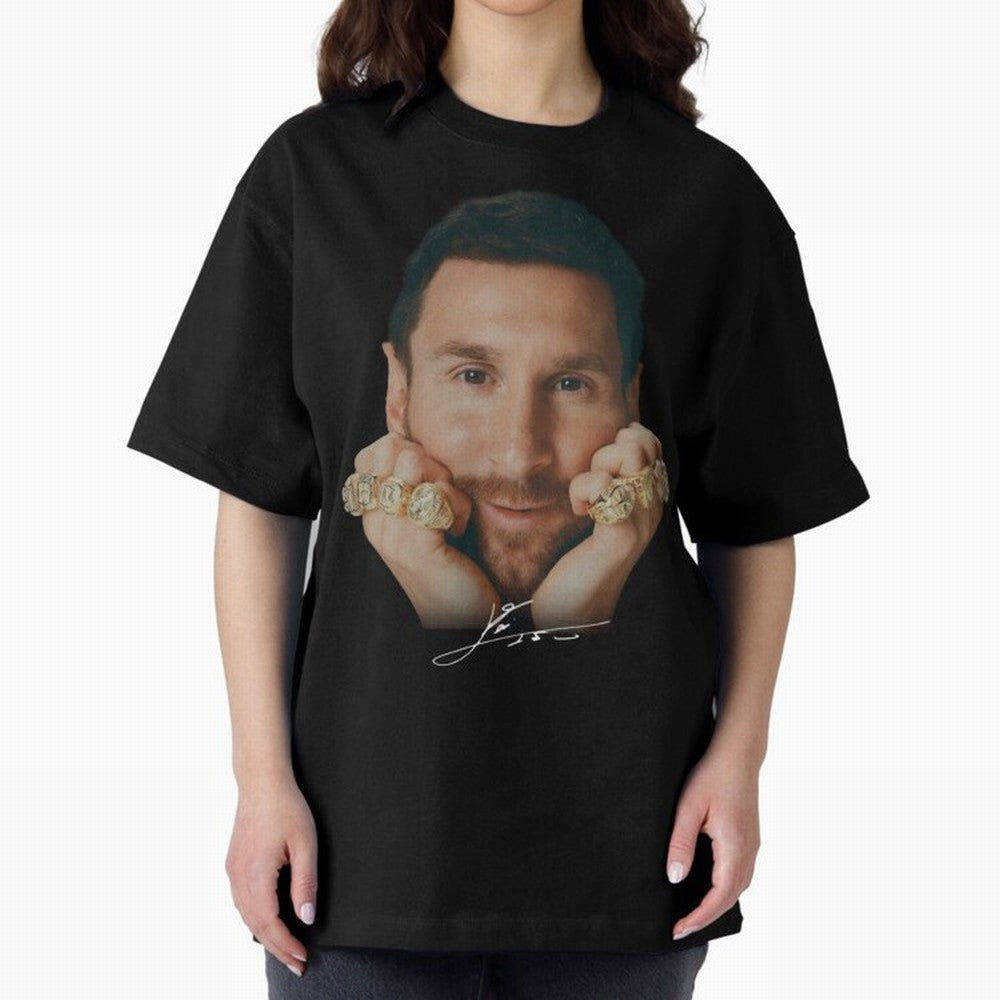 Lionel Messi 8 Ballon d'Or Gold Rings Classic T-Shirt Keep Football History Alive during Global Football Passion for FIFA World Cup 2026 Group Stage, Built around Messi, CR7 and Mbappe, Argentina, France and Brazil, Global Supporter Spirit,