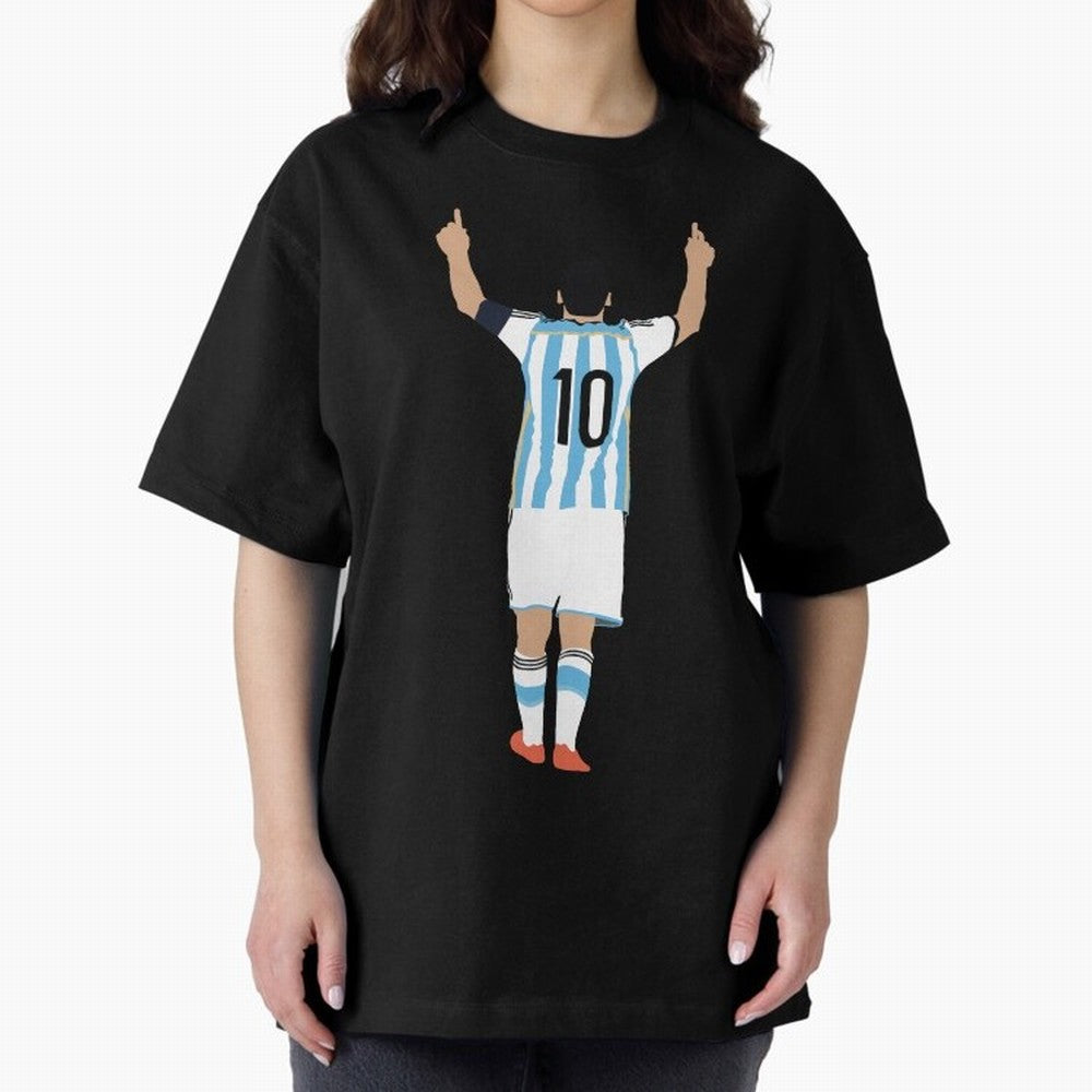 Messi Pop Art Portrait Classic T-Shirt Cheer for Global Football Passion for FIFA World Cup 2026 USA Canada Mexico, Built around Cristiano Ronaldo, Haaland and CR7, Argentina, Goal Celebration Energy, Supporter Heritage, Football Icons and
