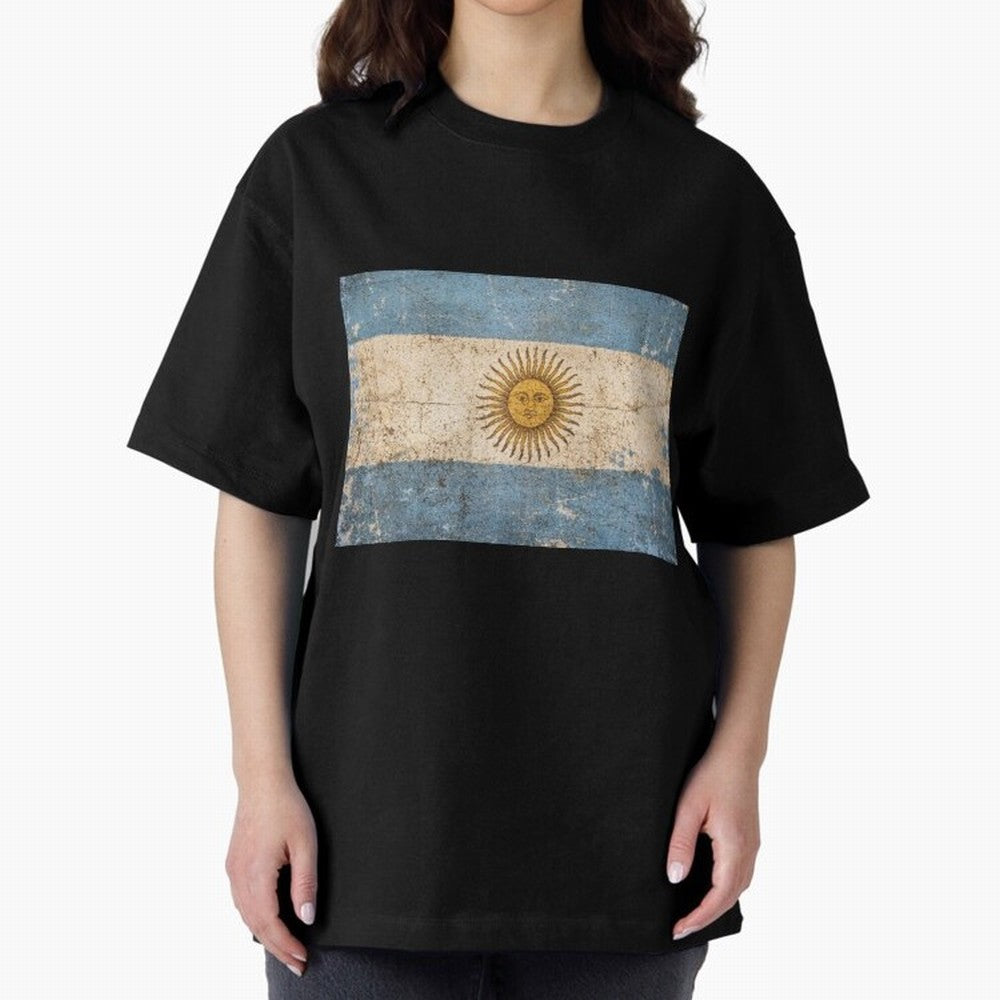 Vintage Argentina Flag Soccer Fan Design Classic T-Shirt Support the Legends of FIFA World Cup 2026 USA Canada Mexico Inspired by Messi, Neymar and Mbappe, Argentina, France and Brazil Energy, Football History, Final Match Energy, Crowd Noise and