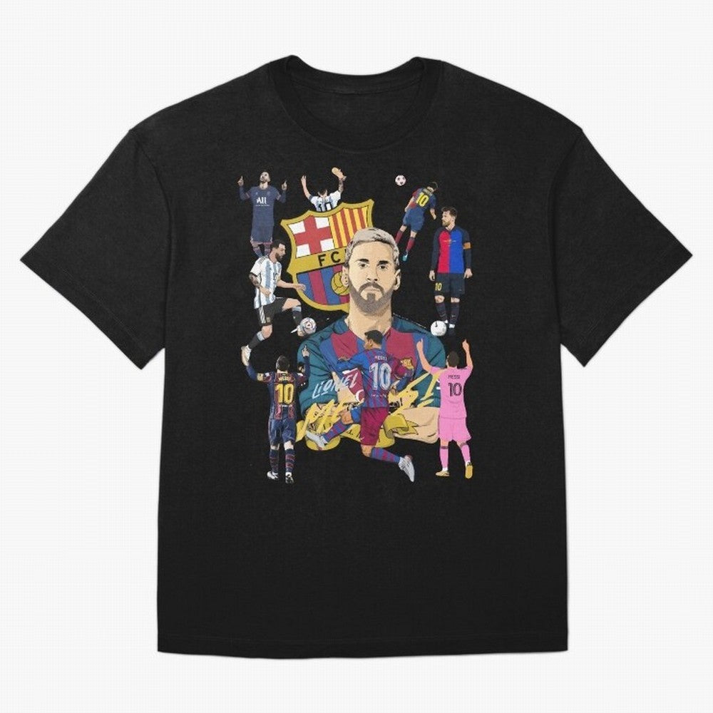 Messi Pop Art Portrait Classic T-Shirt Embrace FIFA World Cup 2026 USA Canada Mexico Spirit, Highlighting Portugal, Spain and Germany, Mbappe, Football Passion, Legendary Performances, Festival Vibes and Supporter Community; Perfect for People Who