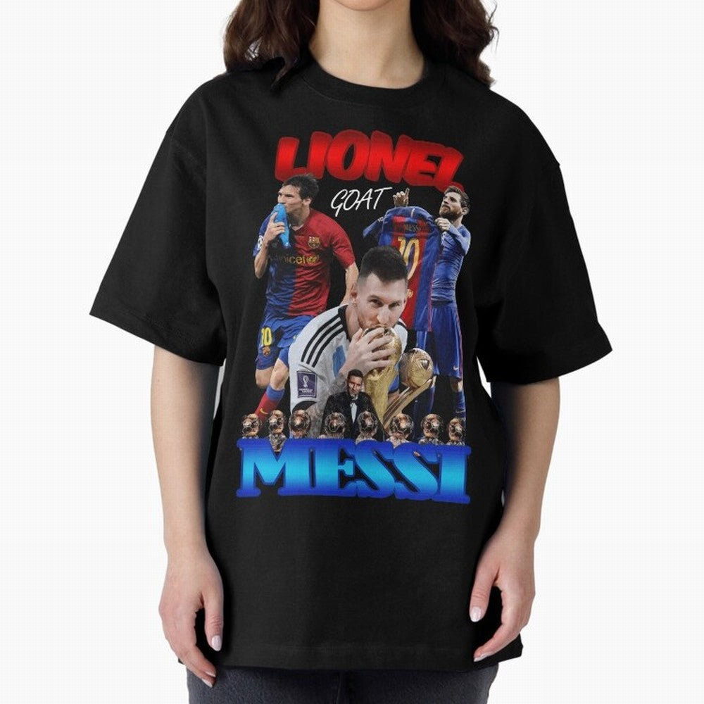 Messi The GOAT Classic T-Shirt Refresh Global Football Passion for FIFA World Cup 2026, Highlighting CR7 and Messi, France, Champion Mindset, Group Stage Buzz, Knockout Tension and Passionate Fan Culture; Made for Collectors Who Enjoy Iconic