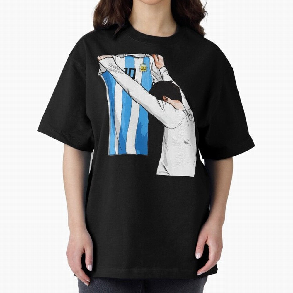 Messi The GOAT Classic T-Shirt Bring FIFA World Cup 2026 Spirit, Featuring Spain and Netherlands, Cristiano Ronaldo, Goal Celebration Energy, Supporter Heritage, Football Icons and Worldwide Tournament Joy; Great for Supporters Who Love Legendary