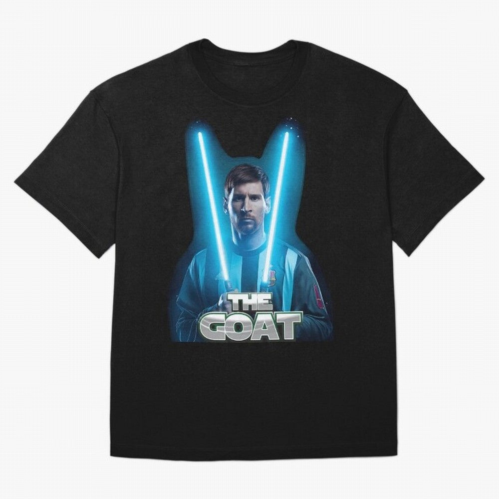 Messi Pop Art Portrait Oversized T-Shirt Keep Football History Alive during Match Day Hype around FIFA World Cup 2026 Group Stage, Neymar, Brazil, Portugal and Argentina, Football Festival Excitement, Trophy Ambitions, Country Rivalries and Star