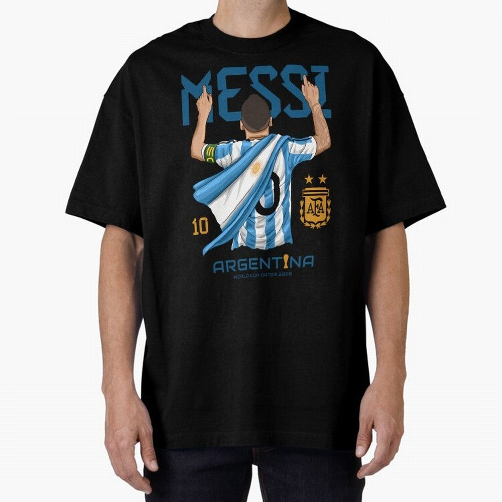 Lionel Messi Argentina Champions World Cup Essential T-Shirt Bring International Match Energy to FIFA World Cup 2026 for Fans of Mbappe and Spain, Bringing Stadium Chants, National Pride, Trophy Dreams and Unforgettable Football Memories; Great for