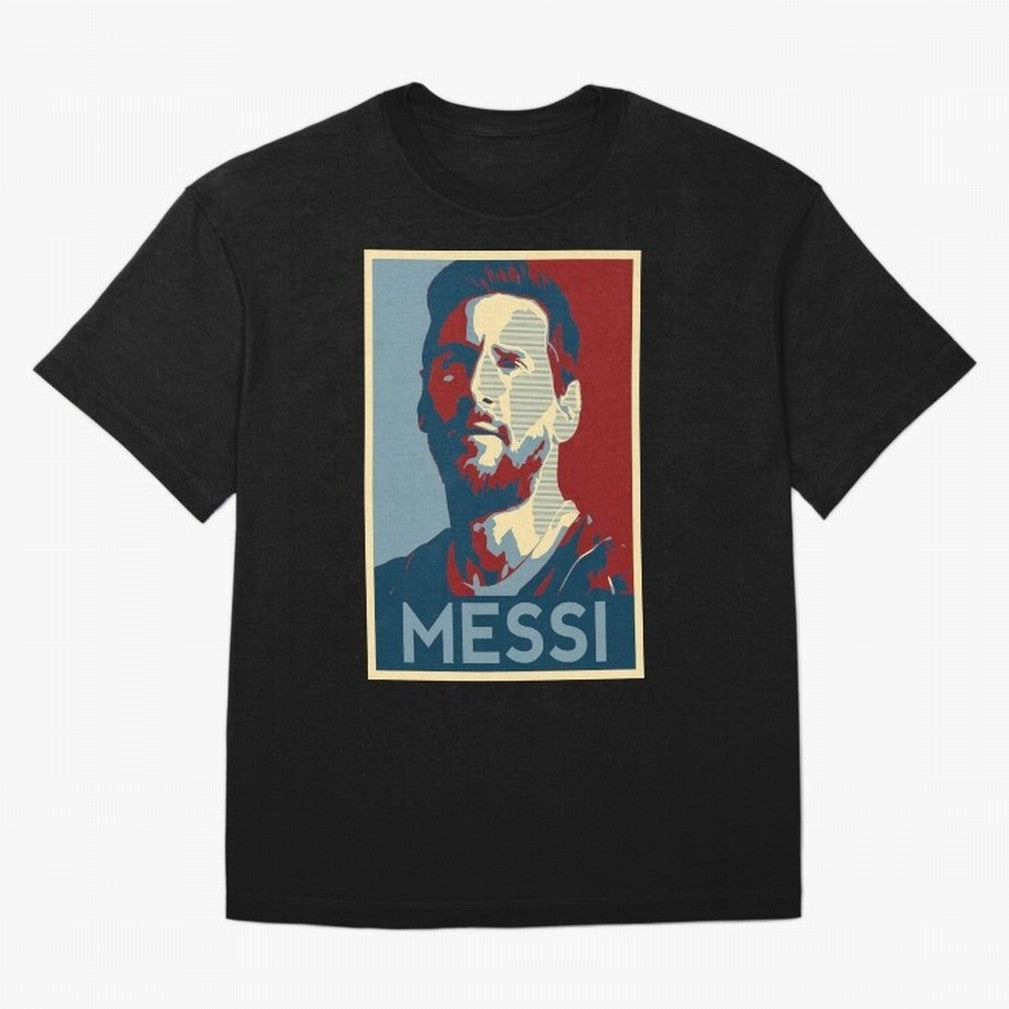 Lionel Messi Oversized T-Shirt Celebrate Fan Culture around FIFA World Cup 2026 for Fans of Messi and Argentina, Bringing Championship Spirit, Famous Goals, Roaring Crowds and International Football Unity; Perfect for Fans, Collectors, Family