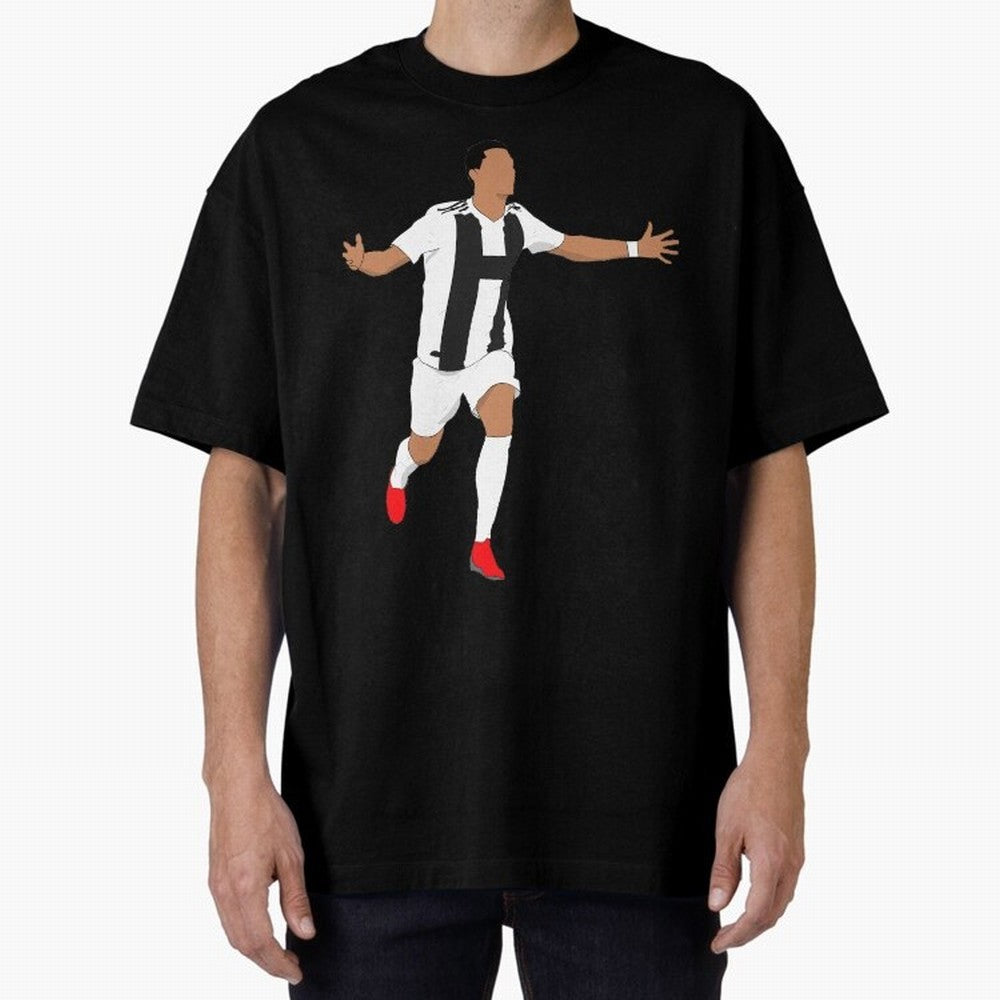 Ronaldo Oversized T-Shirt Represent FIFA World Cup 2026 Spirit, Highlighting Portugal, Spain and Germany, Neymar, Haaland and Cristiano Ronaldo, Champion Mindset, Group Stage Buzz, Knockout Tension and Passionate Fan Culture; Great for Watch