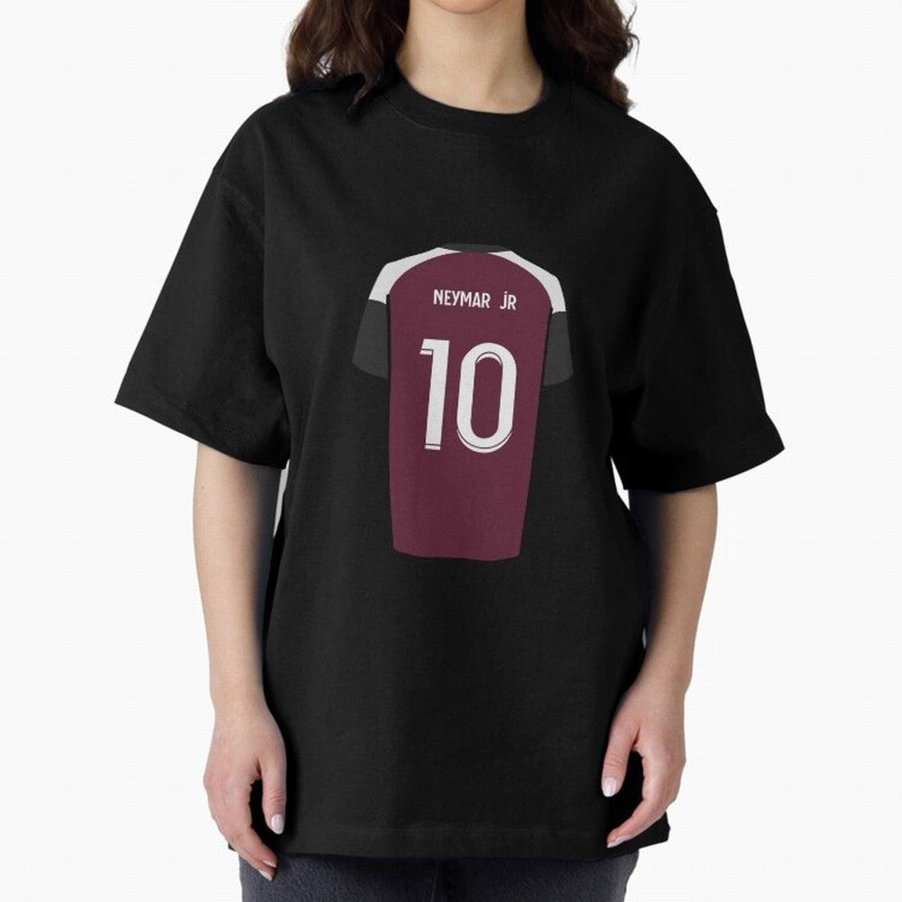 Neymar 2020/21 Jersey Oversized T-Shirt Honor the Football Icons of FIFA World Cup 2026 Group Stage with Messi and Cristiano Ronaldo, Netherlands Energy, Supporter Pride, Iconic Celebrations, Legendary Names and Global Match Day Energy; Ideal for