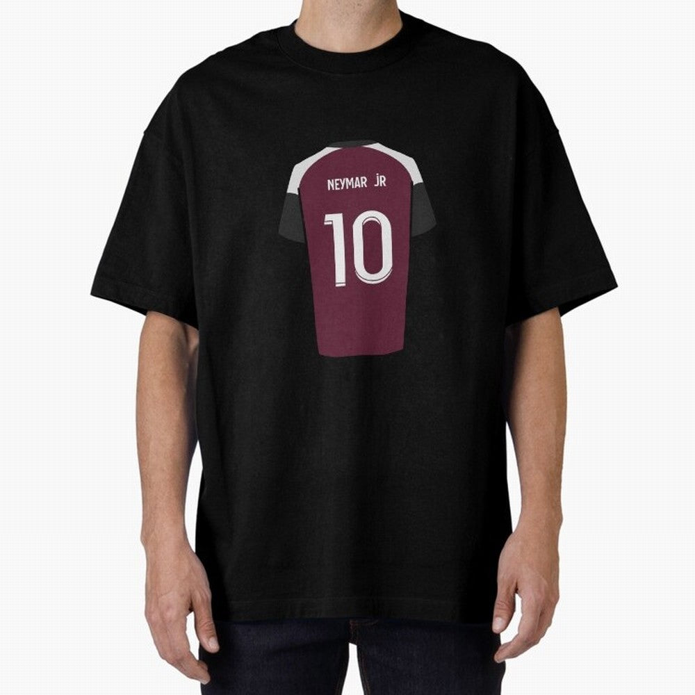 Neymar 2020/21 Jersey Oversized T-Shirt Honor the Football Icons of FIFA World Cup 2026 Group Stage with Messi and Cristiano Ronaldo, Netherlands Energy, Supporter Pride, Iconic Celebrations, Legendary Names and Global Match Day Energy; Ideal for