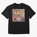 Messi art Oversized T-Shirt Create FIFA World Cup 2026 USA Canada Mexico Spirit, Connected to Argentina and Brazil, Cristiano Ronaldo, Haaland and CR7, Vintage Soccer Flavor, Modern Football Stars, National Flags and Final Night Emotion; Ideal for