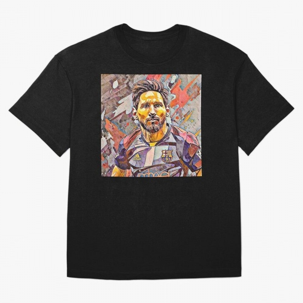 Messi art Oversized T-Shirt Create FIFA World Cup 2026 USA Canada Mexico Spirit, Connected to Argentina and Brazil, Cristiano Ronaldo, Haaland and CR7, Vintage Soccer Flavor, Modern Football Stars, National Flags and Final Night Emotion; Ideal for