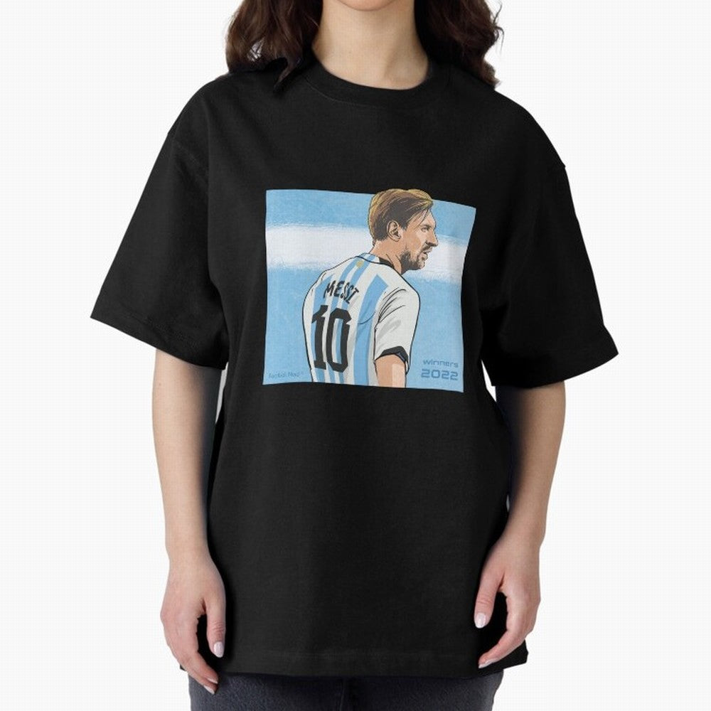 Messi Argentina's Qatar 2022 Hero Classic T-Shirt Turn Up for FIFA World Cup 2026 Group Stage Made for CR7 and Messi, Argentina Energy, Game Day Rituals, Football Legends, Country Pride and the Road to the Final; Ideal for Football Dads, Football