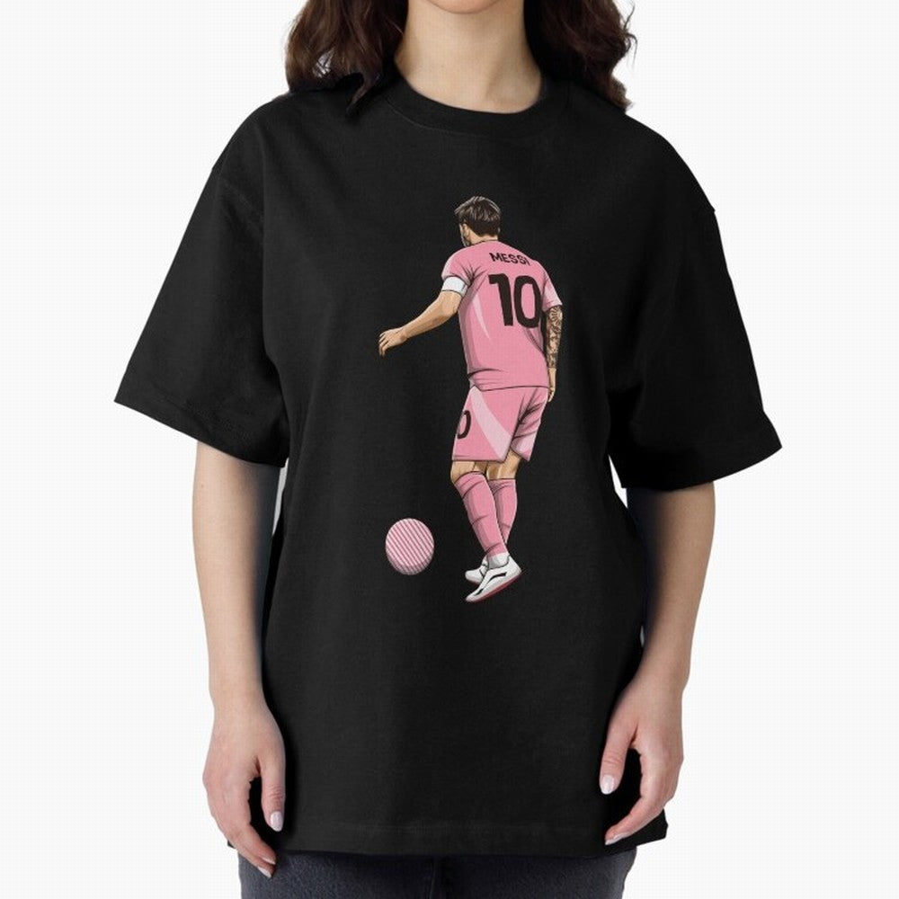Lionel Messi Oversized T-Shirt Create Global Football Passion for FIFA World Cup 2026, Highlighting Cristiano Ronaldo, Haaland and CR7, England and Germany, Soccer Culture, Superstar Moments, National Team Dreams and Competitive Fire; Great for