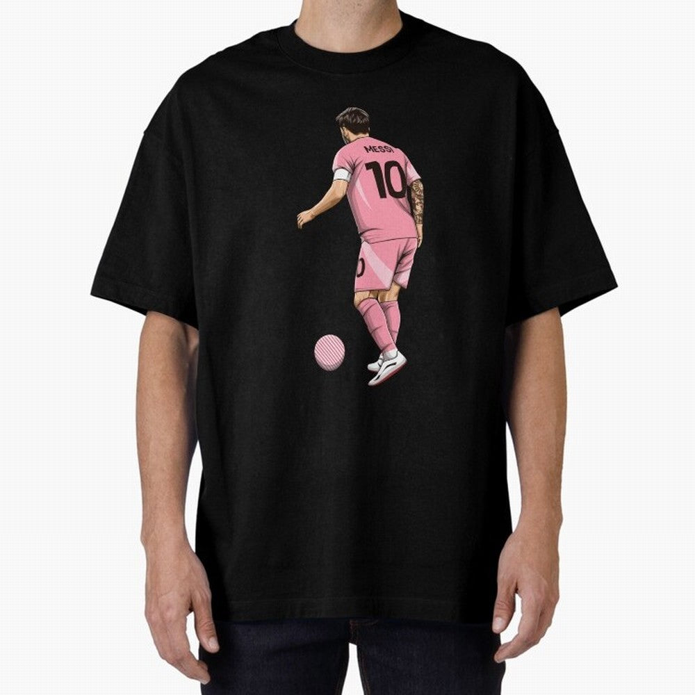 Lionel Messi Oversized T-Shirt Create Global Football Passion for FIFA World Cup 2026, Highlighting Cristiano Ronaldo, Haaland and CR7, England and Germany, Soccer Culture, Superstar Moments, National Team Dreams and Competitive Fire; Great for