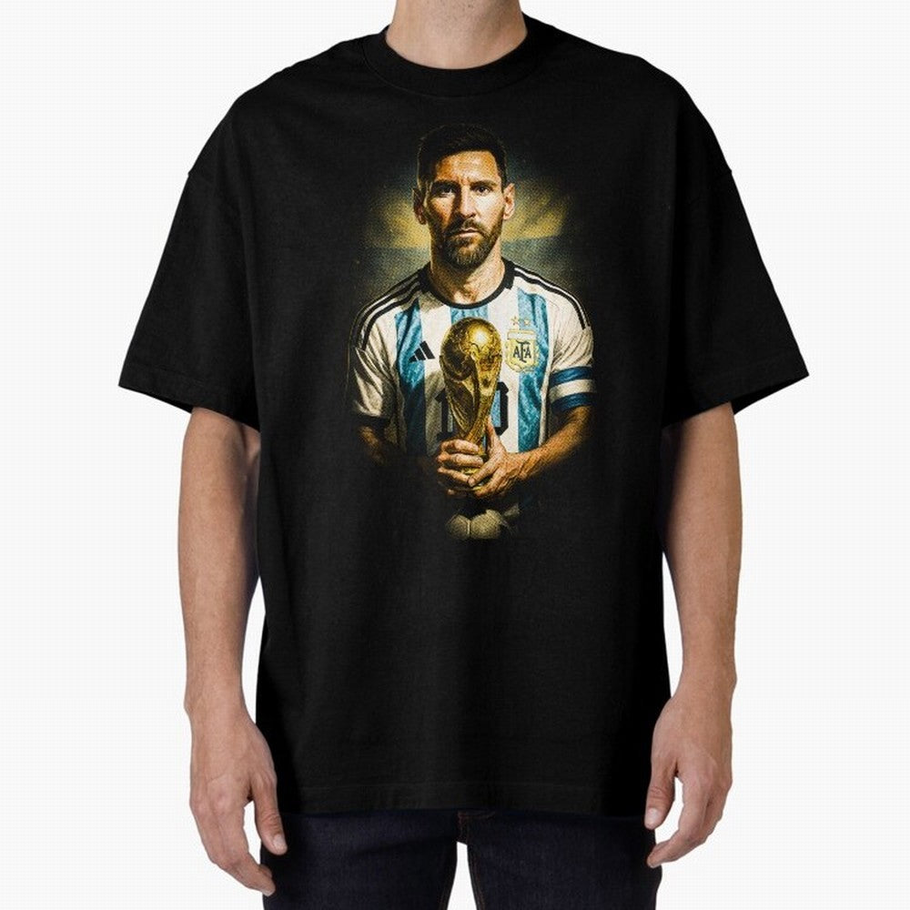 Lionel Messi Classic T-Shirt Celebrate Football Dreams Across FIFA World Cup 2026 for Fans of Mbappe and Neymar and Argentina, France and Brazil, Bringing Fan Favorite Moments, National Team Passion, Big Match Drama and Soccer History; Ideal for