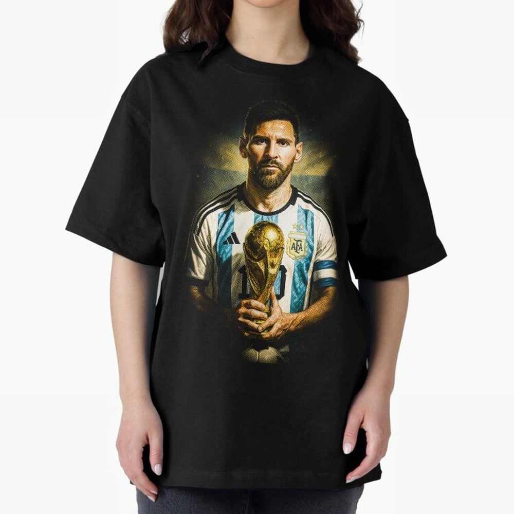 Lionel Messi Classic T-Shirt Celebrate Football Dreams Across FIFA World Cup 2026 for Fans of Mbappe and Neymar and Argentina, France and Brazil, Bringing Fan Favorite Moments, National Team Passion, Big Match Drama and Soccer History; Ideal for