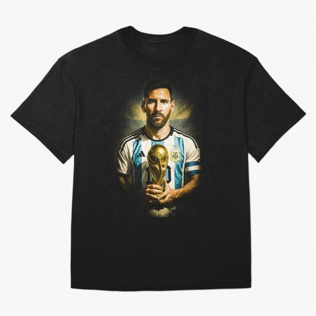 Lionel Messi Classic T-Shirt Celebrate Football Dreams Across FIFA World Cup 2026 for Fans of Mbappe and Neymar and Argentina, France and Brazil, Bringing Fan Favorite Moments, National Team Passion, Big Match Drama and Soccer History; Ideal for