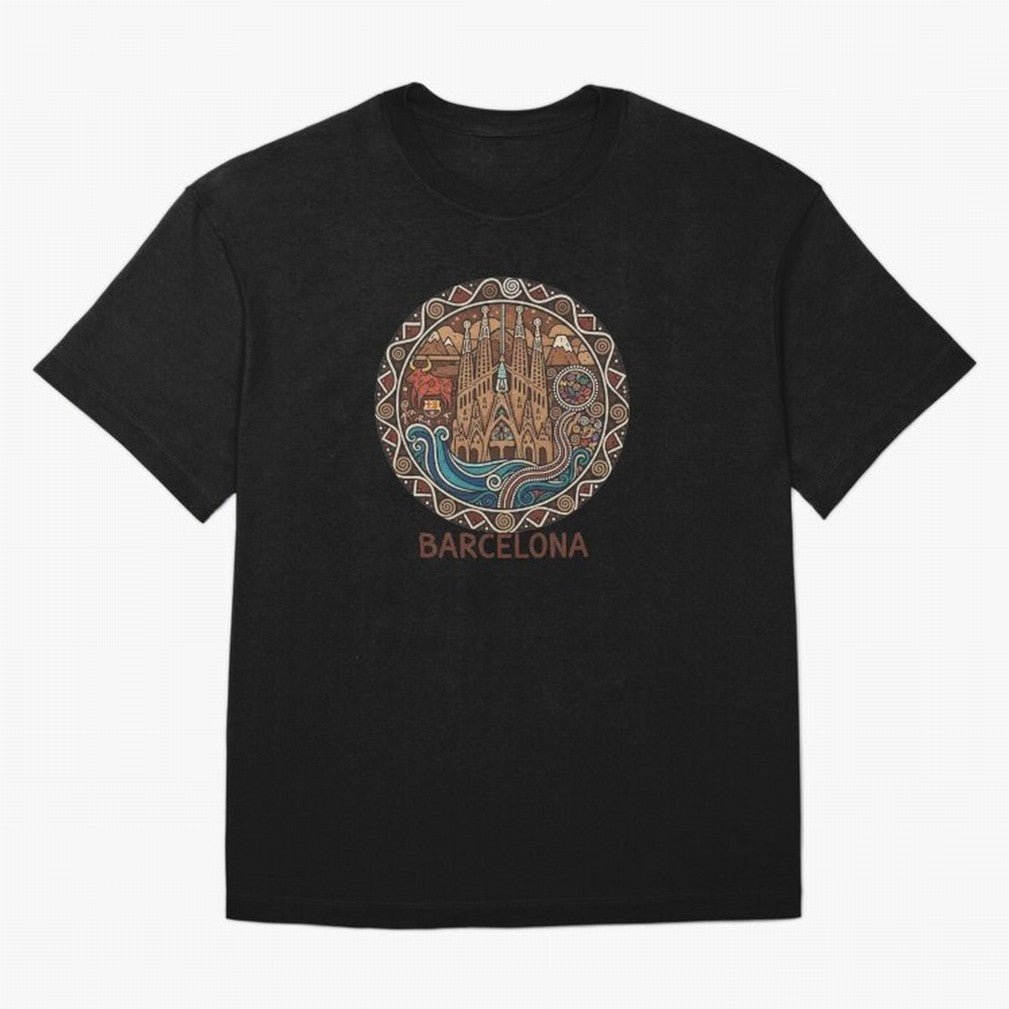 BARCELONA Oversized T-Shirt Make the Season About FIFA World Cup 2026 USA Canada Mexico Spirit, with France, Haaland and Mbappe, Vintage Soccer Flavor, Modern Football Stars, National Flags and Final Night Emotion; Great for Supporters Who Love