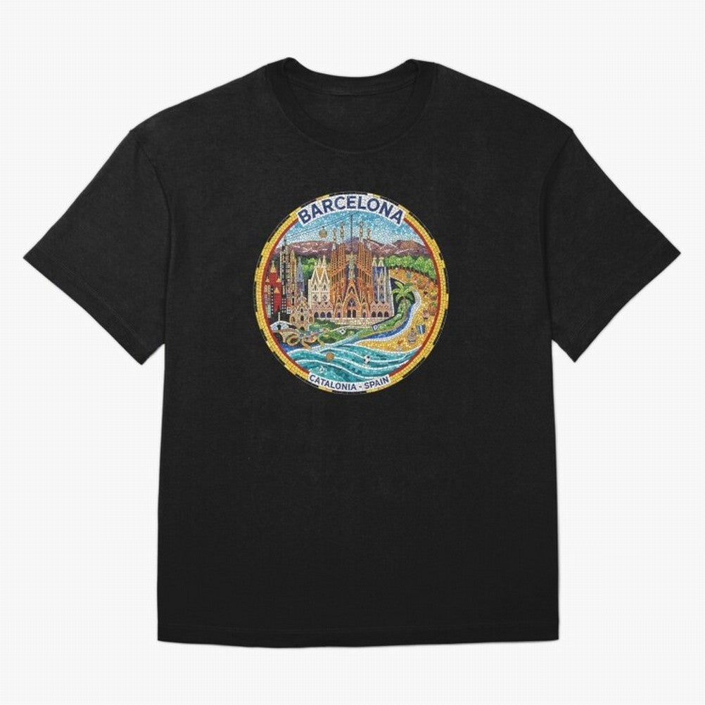 BARCELONA Oversized T-Shirt Showcase FIFA World Cup 2026 USA Canada Mexico Spirit, Centered on Portugal, Spain and Germany, CR7 and Messi, Worldwide Fan Energy, Dramatic Goals, Stadium Lights and Championship Celebrations; Ideal for Passionate Fans
