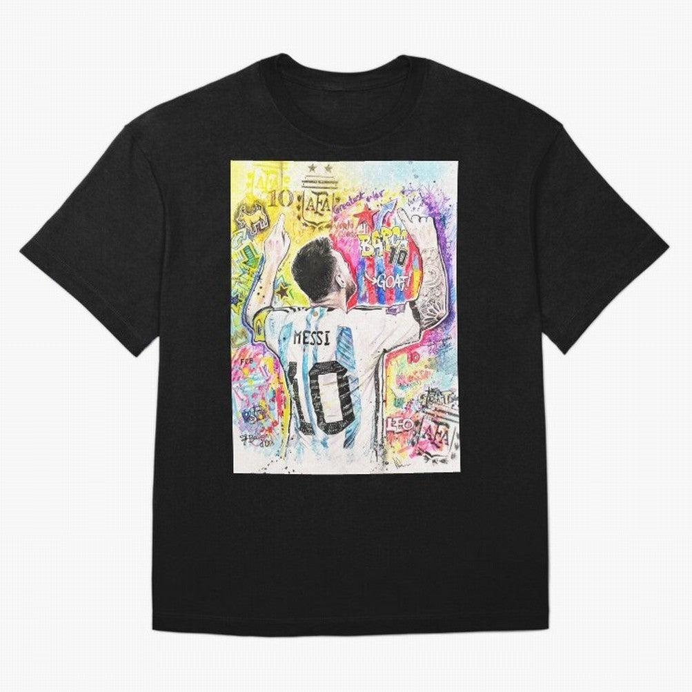Lionel Messi Oversized T-Shirt Celebrate Unforgettable Nights in FIFA World Cup 2026 Spirit, Celebrating England, Haaland, Game Day Rituals, Football Legends, Country Pride and the Road to the Final; Great for Watch Parties, Sports Bars, Family