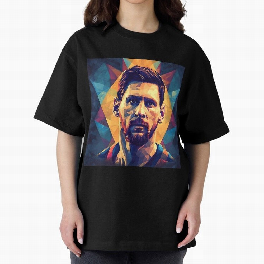 Lionel Messi Portrait Vector Art Classic T-Shirt Discover Global Football Passion for FIFA World Cup 2026 USA Canada Mexico, Connected to Messi, France, Football History, Final Match Energy, Crowd Noise and Once in a Lifetime Moments; Made for