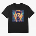 Lionel Messi Portrait Vector Art Classic T-Shirt Discover Global Football Passion for FIFA World Cup 2026 USA Canada Mexico, Connected to Messi, France, Football History, Final Match Energy, Crowd Noise and Once in a Lifetime Moments; Made for