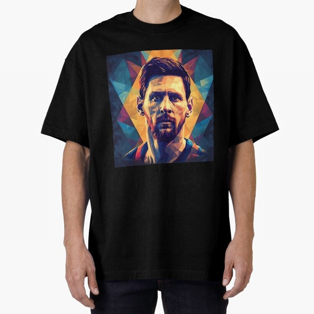 Lionel Messi Portrait Vector Art Classic T-Shirt Discover Global Football Passion for FIFA World Cup 2026 USA Canada Mexico, Connected to Messi, France, Football History, Final Match Energy, Crowd Noise and Once in a Lifetime Moments; Made for