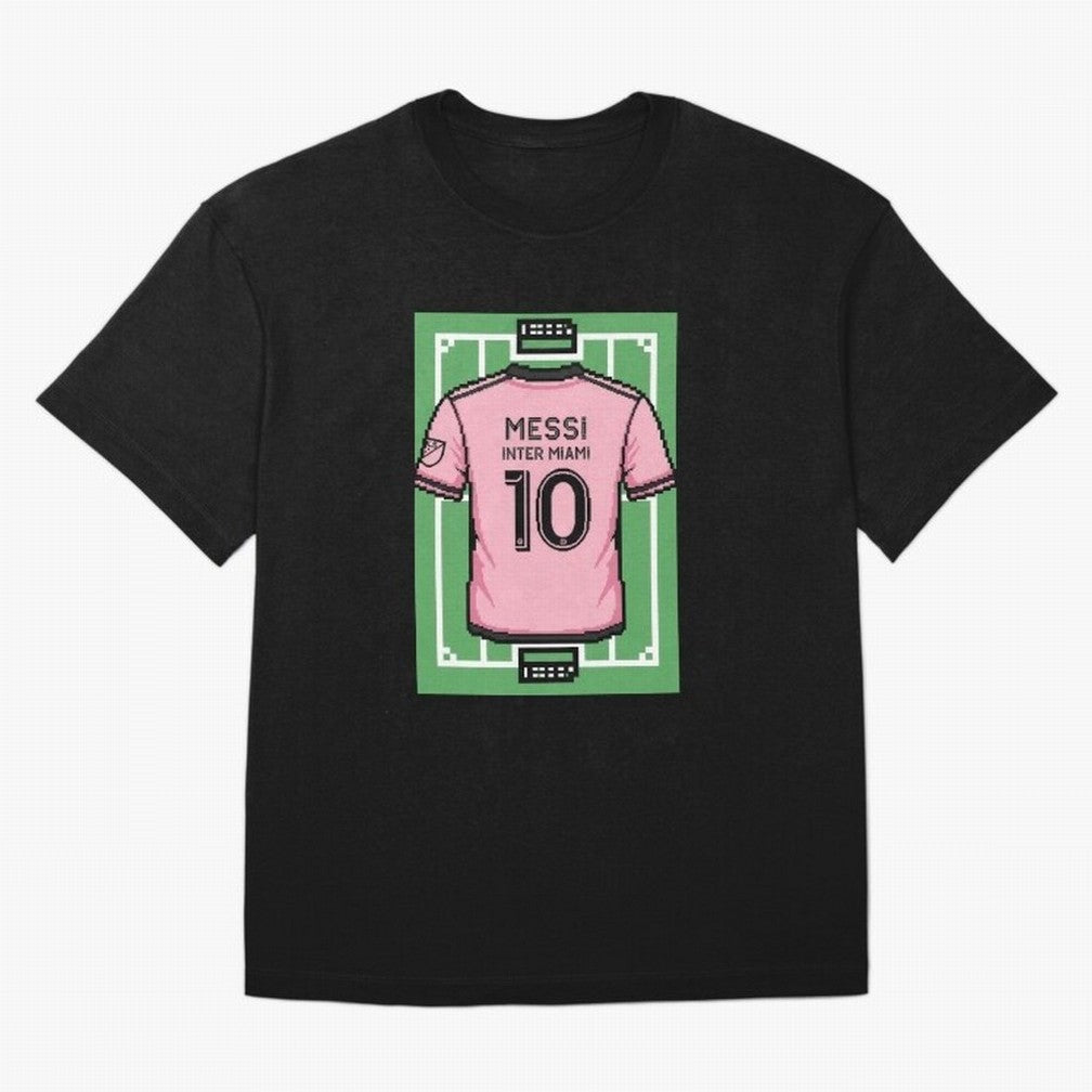 Leo Messi Inter Miami 8-Bit Soccer Football Classic T-Shirt Bring Trophy Dreams to Global Football Passion for FIFA World Cup 2026, with CR7 and Messi, England, Retro Football Energy, Iconic Rivalries, Trophy Chase Drama and Stadium Atmosphere;