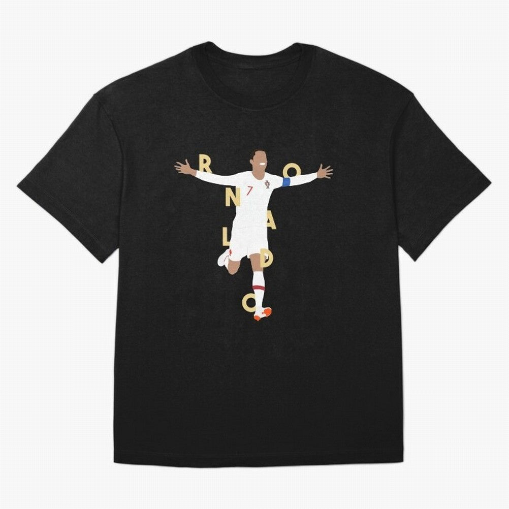 Ronaldo (Gold) Classic T-Shirt Bring International Match Energy to Global Football Passion for FIFA World Cup 2026, Built around Messi and Cristiano Ronaldo, Netherlands, Football Passion, Legendary Performances, Festival Vibes and Supporter