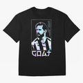 Lionel Messi Holographic Style Portrait art illustration Classic T-Shirt Stand Out with Spirit from the FIFA World Cup 2026 Group Stage Journey through Neymar Highlights, Spain and Netherlands Pride, Classic Soccer Heritage, Championship Pressure,