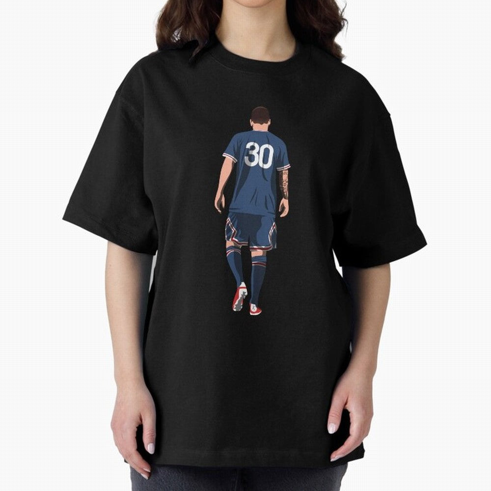 Lionel Messi Oversized T-Shirt Relive the Noise and Pride of FIFA World Cup 2026 USA Canada Mexico for Fans of Cristiano Ronaldo and Spain, Bringing Championship Spirit, Famous Goals, Roaring Crowds and International Football Unity; Made for Die