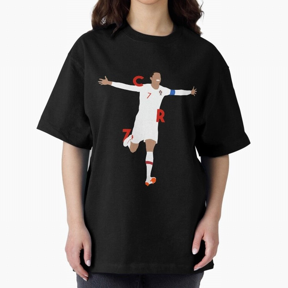 CR7 Classic T-Shirt Honor Football Greatness during Match Day Hype around FIFA World Cup 2026, Mbappe, Portugal, Spain and Germany, Soccer Culture, Superstar Moments, National Team Dreams and Competitive Fire; Ideal for Fans Who Follow Messi,