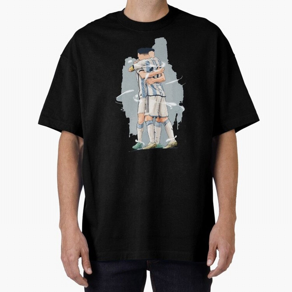 Messi with his fan Julian Alvarez World Cup 2022 Classic T-Shirt Spotlight the FIFA World Cup 2026 Journey through Messi, CR7 and Mbappe Highlights, England, France and Netherlands Pride, Football Passion, Legendary Performances, Festival Vibes and