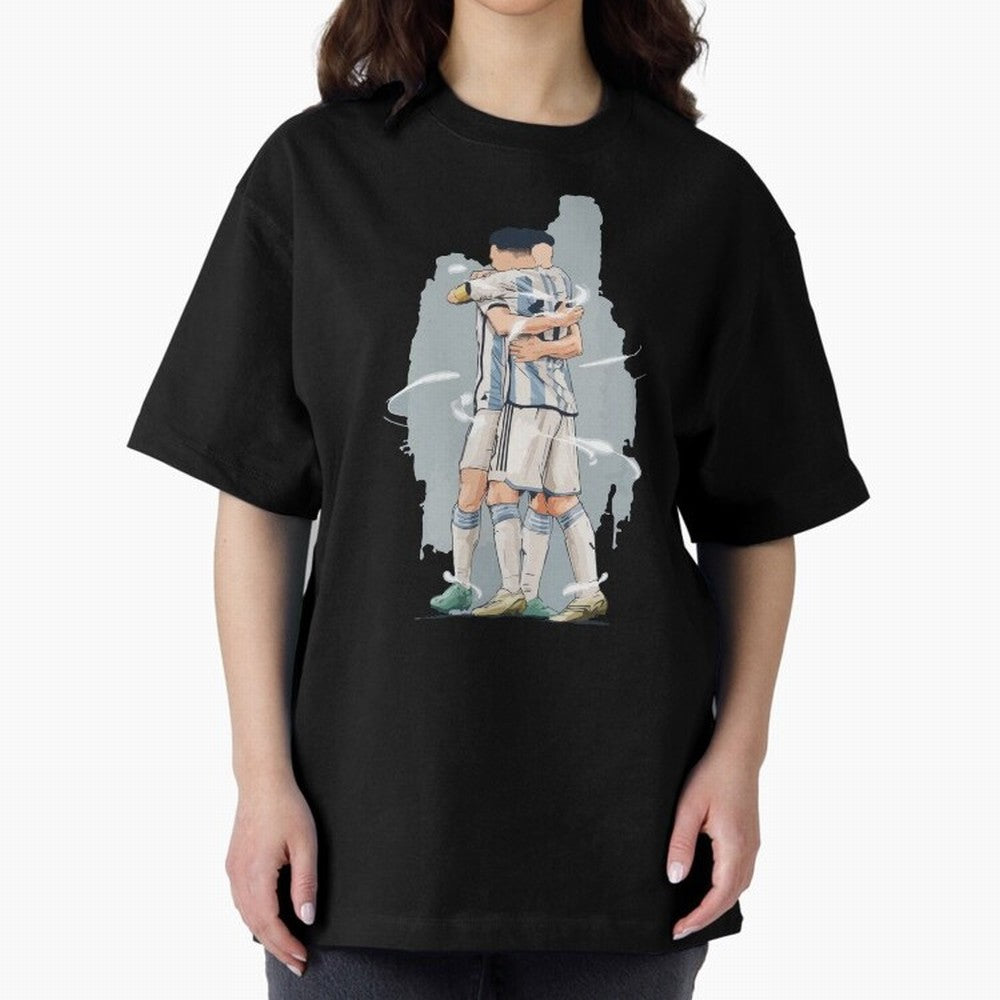 Messi with his fan Julian Alvarez World Cup 2022 Classic T-Shirt Spotlight the FIFA World Cup 2026 Journey through Messi, CR7 and Mbappe Highlights, England, France and Netherlands Pride, Football Passion, Legendary Performances, Festival Vibes and