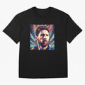 Lionel Messi Portrait Abstract Digital Football Player Classic T-Shirt Make Memories around the FIFA World Cup 2026 Group Stage Journey through Messi, Neymar and Mbappe Highlights, Brazil Pride, Fan Favorite Moments, National Team Passion, Big