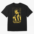 Lionel Messi Golden Style Portrait art illustration Classic T-Shirt Celebrate FIFA World Cup 2026 Spirit, Filled with Spain, Cristiano Ronaldo, Champion Mindset, Group Stage Buzz, Knockout Tension and Passionate Fan Culture; Ideal for Football
