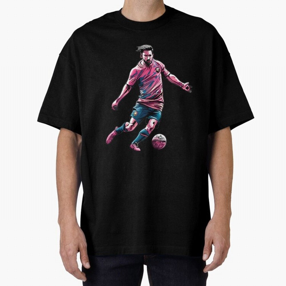 Lionel Messi watercolor drawing Classic T-Shirt Support the Legends of Global Football Passion for FIFA World Cup 2026 USA Canada Mexico, Inspired by Messi and Cristiano Ronaldo, Brazil, Stadium Chants, National Pride, Trophy Dreams and