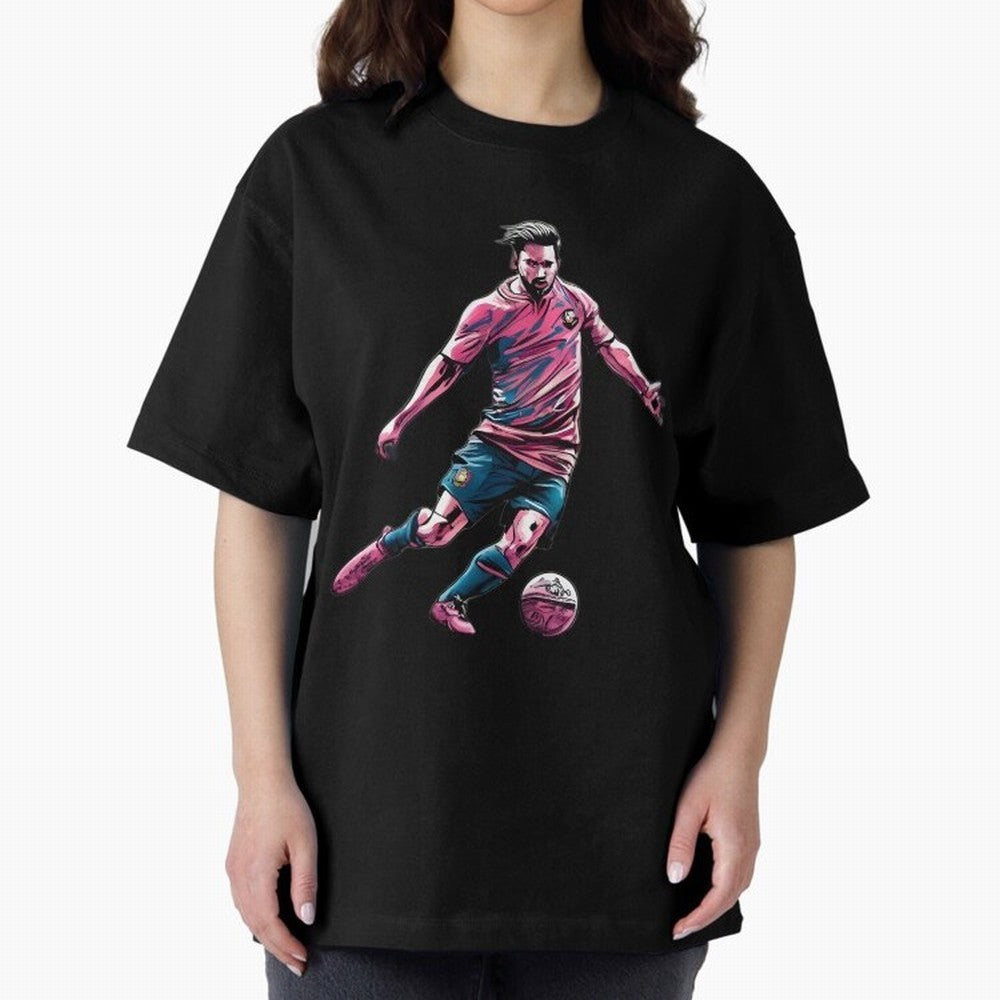 Lionel Messi watercolor drawing Classic T-Shirt Support the Legends of Global Football Passion for FIFA World Cup 2026 USA Canada Mexico, Inspired by Messi and Cristiano Ronaldo, Brazil, Stadium Chants, National Pride, Trophy Dreams and