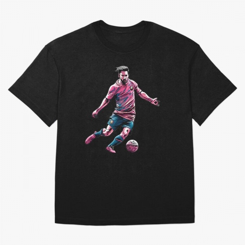 Lionel Messi watercolor drawing Classic T-Shirt Support the Legends of Global Football Passion for FIFA World Cup 2026 USA Canada Mexico, Inspired by Messi and Cristiano Ronaldo, Brazil, Stadium Chants, National Pride, Trophy Dreams and