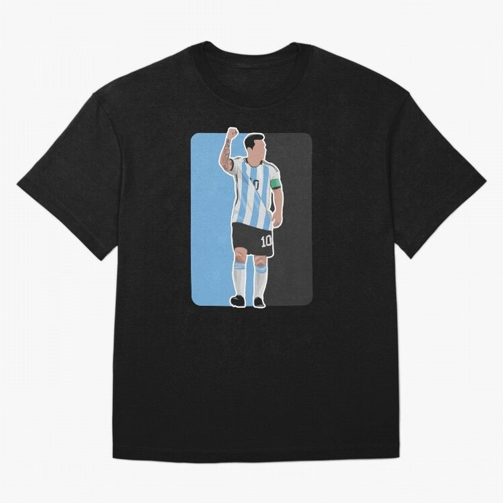 Messi World Cup 2022 Oversized T-Shirt Join the Global Buzz around Match Day Hype around FIFA World Cup 2026 Group Stage, Messi and Cristiano Ronaldo, Portugal, Champion Mindset, Group Stage Buzz, Knockout Tension and Passionate Fan Culture; Made